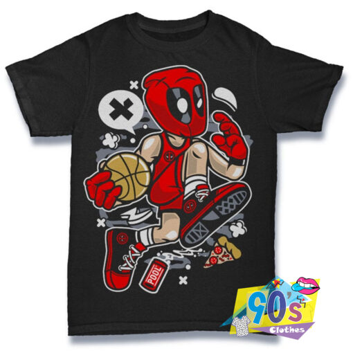 Deadpool Playing Basketball T Shirt.jpg