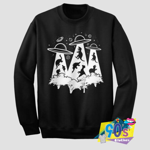 Dinosaur Alien Abduction Sweatshirt.jpg