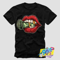 Dollar Money Mouth T Shirt.jpg