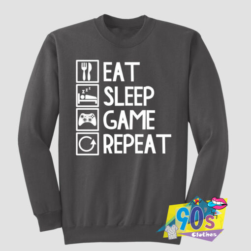 Eat Sleep Game Repeat Sweatshirt.jpg