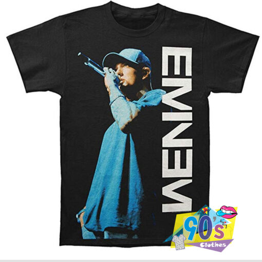 Eminem On The Mic Vintage T Shirt.jpg