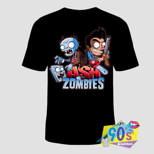 Evil Dead Plants vs Zombies T Shirt.jpg