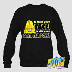 Face Fall Down Garfield Attractive Sweatshirt.jpg