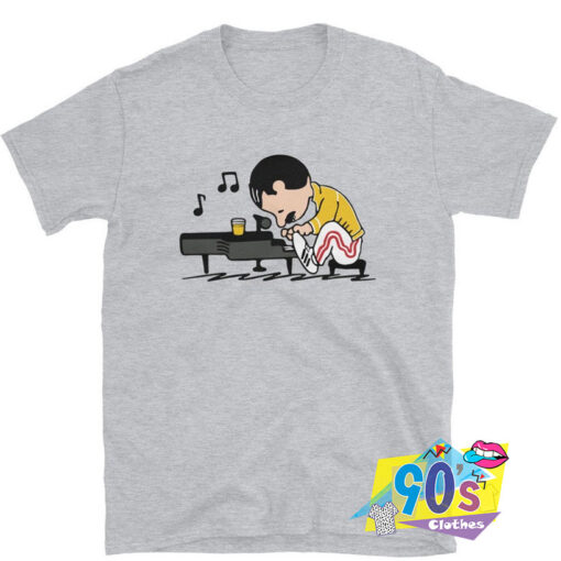 Freddie Mercury Peanuts Queen Band T Shirt.jpg