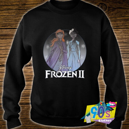 Frozen 2 Anna Elsa Water Color Sweatshirt.jpg