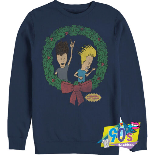 Funny Beavis And Butt Head Christmas Sweatshirt.jpg