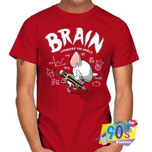 Funny Brain Conquers The World T shirt.jpg