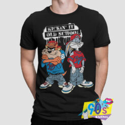 Funny Bugs Bunny and Taz Old School T Shirt.jpg