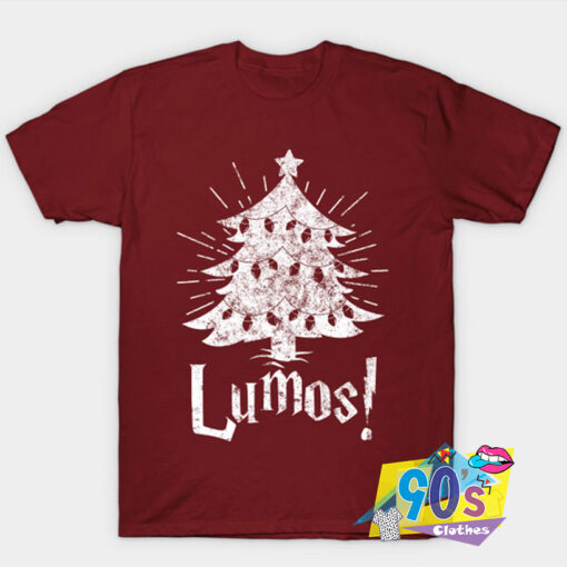 Funny Christmas Lumos Tree T shirt.jpg