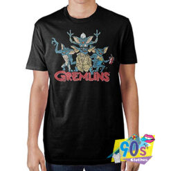 Funny Gremlins Group Black T Shirt.jpg