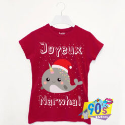 Funny Joyeux Narwhal Christmas T Shirt.jpg