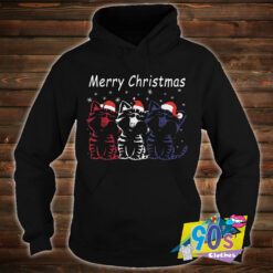 Funny Santa Cat Merry Christmas Hoodie.jpg