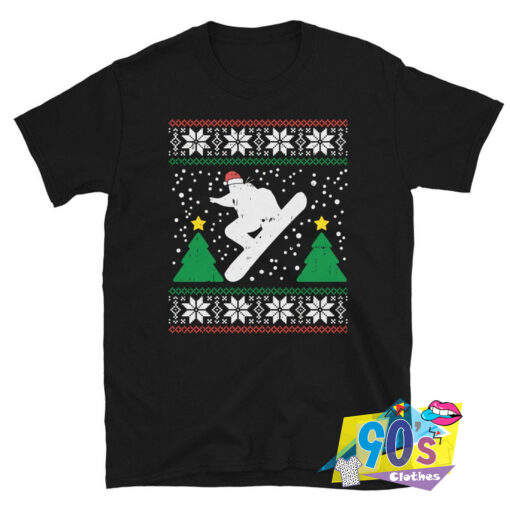 Funny Snowboard Christmas T shirt.jpg