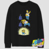 Funny The Simpsons and Minions Vintage 90s Sweatshirt.jpg