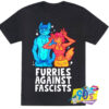 Furries Against Fascists Animal Characters T Shirt.jpg