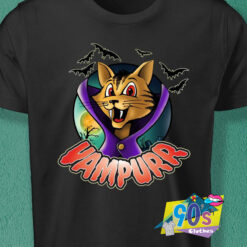 Halloween Cat Horror Vampire T shirt.jpg