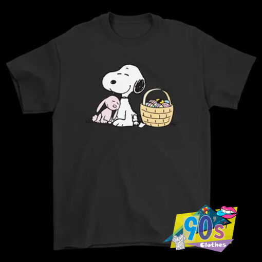 Happy Easter Beagle And Bunny Snoopy T Shirt.jpg