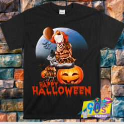 Happy Halloween Pumpkin IT Joker T shirt.jpg