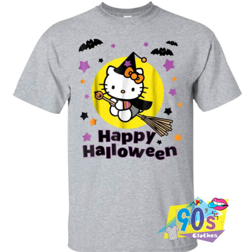 Happy Halloween With Hello Kitty T shirt.jpg