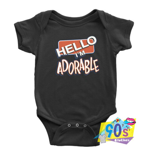 Hello Im Adorable Baby Onesie.jpg