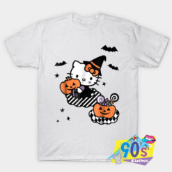 Hello Kitty Halloween With Broom T shirt.jpg