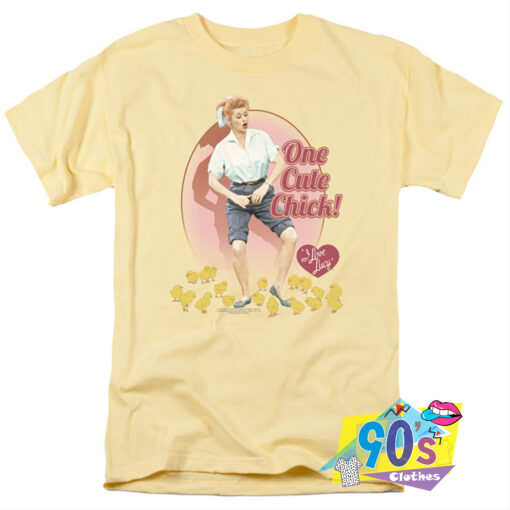 I Love Lucy One Cute Chick T Shirt.jpg