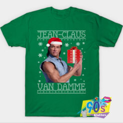 Jean Claus Van Damme Christmas Knit T Shirt.jpg