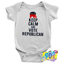 Keep Calm And Vote Republican Baby Onesie.jpg