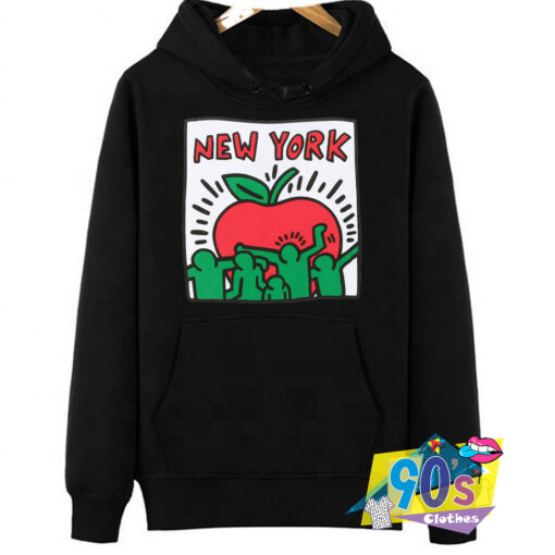 Keith Haring Big Apple New York Hoodie.jpg