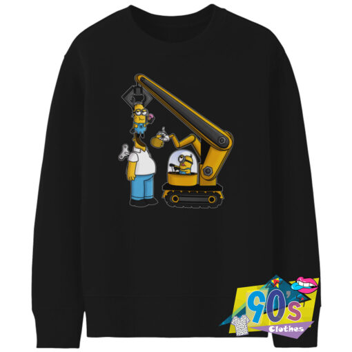 Kevin the Minion and Homer Simpson Sweatshirt.jpg