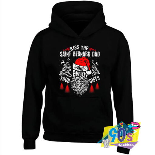 Kiss The Bernard Saint Christmas Hoodie.jpg