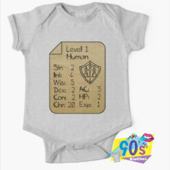 Level 1 Human Custom Baby Onesie.jpg