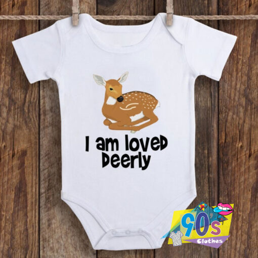 Loved Deerly Deer Baby Onesie.jpg