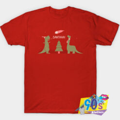 Merry Extinction Green Dinnasaur T Shirt.jpg