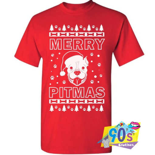 Merry Pitmas Funny Christmas T Shirt.jpg