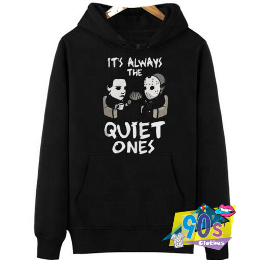 Michael Myers And Jason Voorhees Quiet Ones Hoodie.jpg