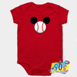 Mickey Mouse Baseball Head Baby Onesie.jpg