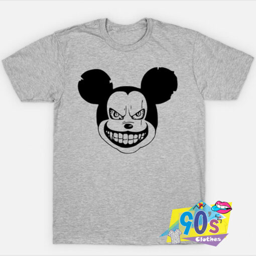 Mickey Mouse Halloween Horror Face T Shirt.jpg