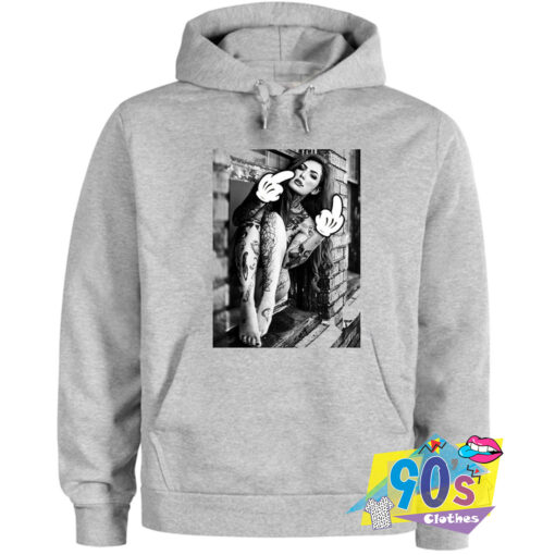 Middle Finger Girl Poster Hoodie.jpg