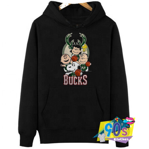 Milwaukee Bucks Peanuts Characters Hoodie.jpg