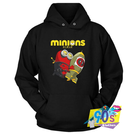 Minions Deadpool Funny Design Hoodie.jpg