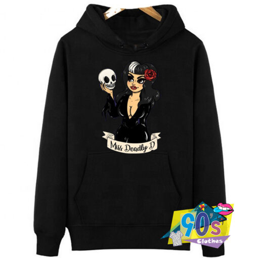 Miss Deadly D And Skull Hoodie.jpg