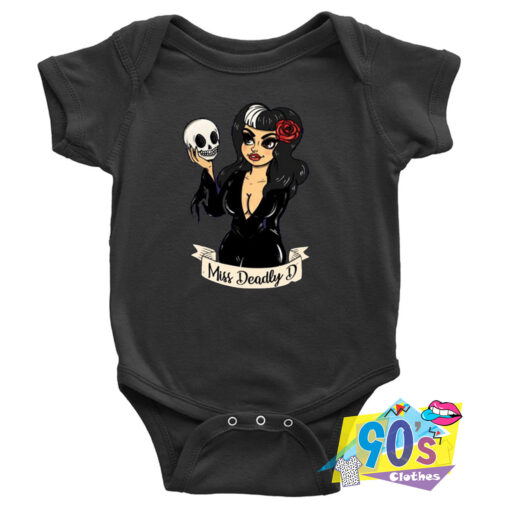 Miss Deadly D Baby Onesie.jpg