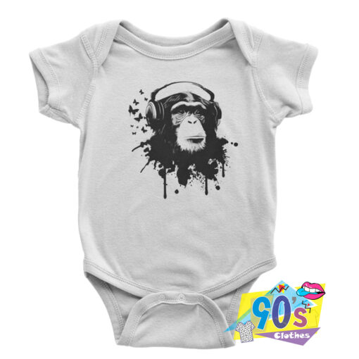 Monkey Business Headphone Baby Onesie.jpg