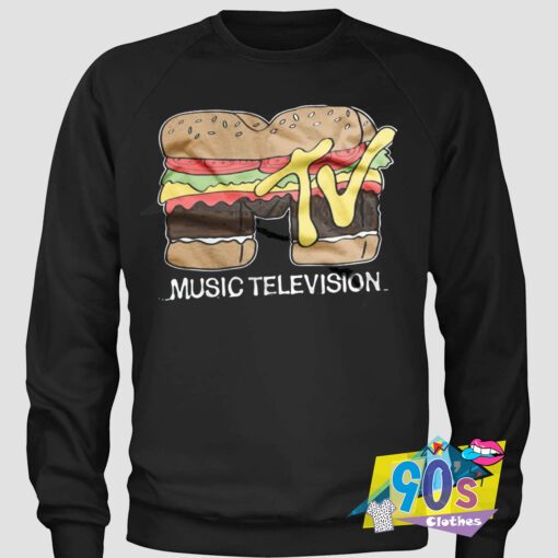 Music Television Hamburger Custom Sweatshirt.jpg