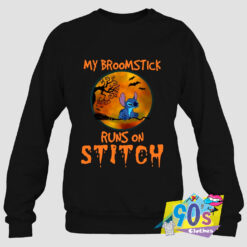 My Broomstick Runs On Stitch Sweatshirt.jpg
