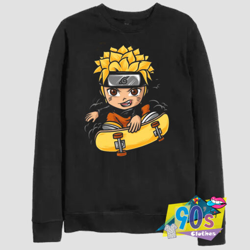 Naruto Skateboarding Cartoon Sweatshirt.jpg