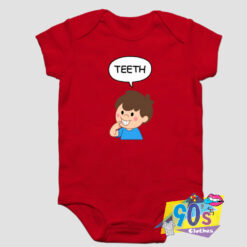 New Kid Teeth Baby Onesie.jpg