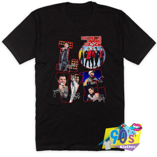 New Kids On The Block Boy Band Photos T Shirt.jpg