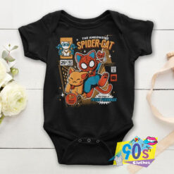 New Spider Cat Funny Baby Onesie.jpg